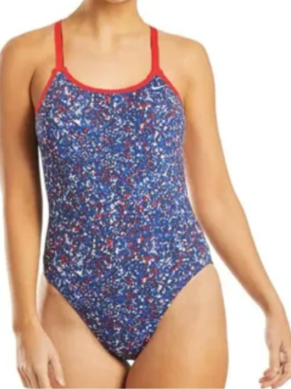 Nike Hydrastrong Pixel Party One Piece Bathing Suit
